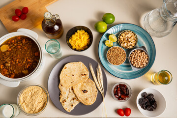 Ramadan Iftar food traditional festive