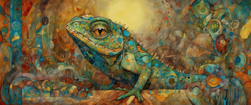 Lizard illustration