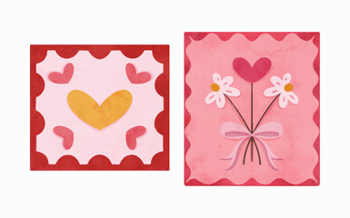 Valentine's Day Stamp for Love Letter