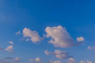 青空と雲の親子