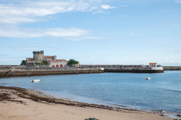 ciboure fort in saint jean de luz in france at the nouvelle aquitane