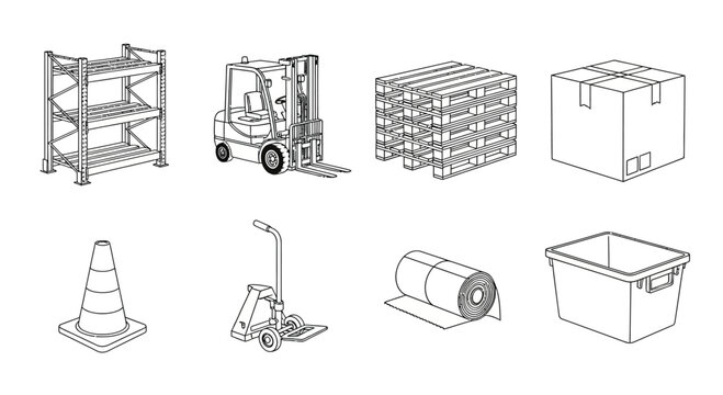 Warehouse equipment and supplies