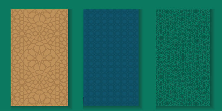 Vector Background Islamic Pattern with Arabic ornament and geometric pattern. Suitable for Ramadan banner background, social media post, poster, etc.