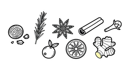 Collection of spices and herbs © Nur