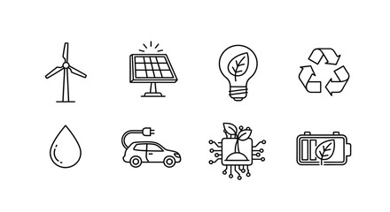 Fototapeta premium Sustainable energy and eco-friendly practices