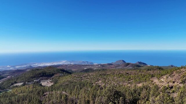 village et &eacute;glise de Vilaflor &agrave; Tenerife aux canaries en Espagne