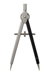 Professional drafting compass tool for Technical Drawing Isolated
