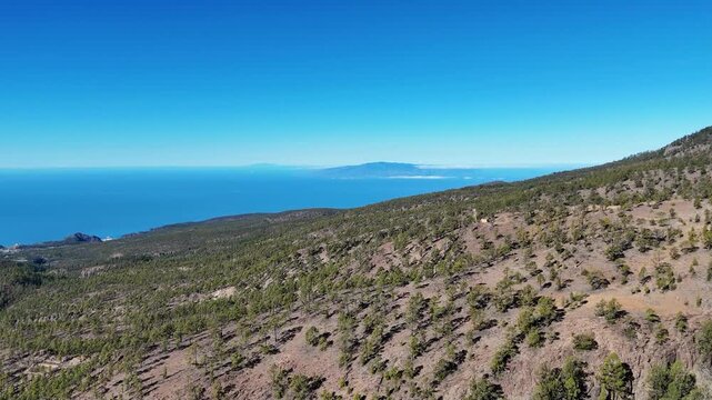 village et &eacute;glise de Vilaflor &agrave; Tenerife aux canaries en Espagne