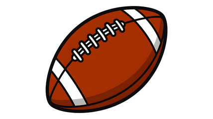 Classic american football illustration for sports, games, and team events