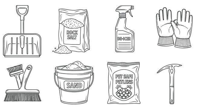 Tools and materials for safe de-icing