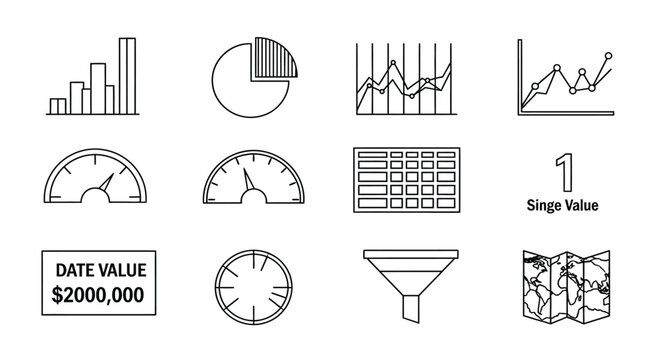 Various data visualization methods