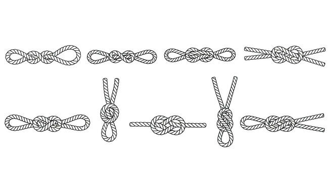 Illustrations of various knots