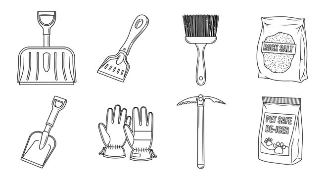 Essential winter tools and supplies
