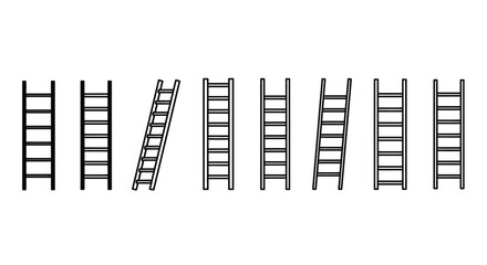 Various styles of ladders © rohan
