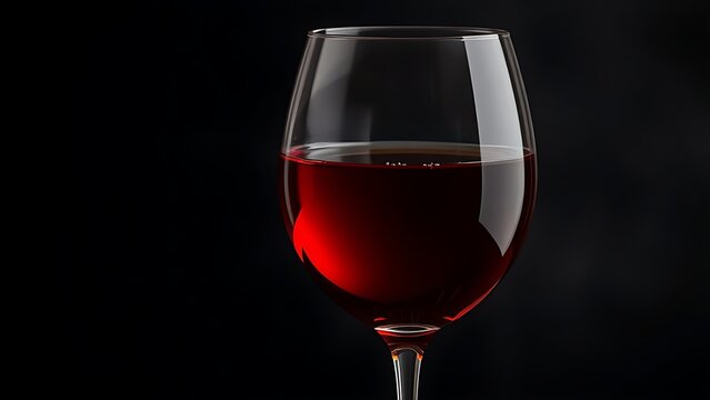 ventriloquist. Elegant goblet glass with red wine against dark sophisticated background. bar promotions, beverage menus, designed for product packaging and bar promotions, used by it administrators.
