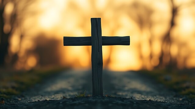 divergence. A symbolic crossroads splitting into two paths, bathed in soft golden hour light with a minimalist aesthetic. wellbeing guides.