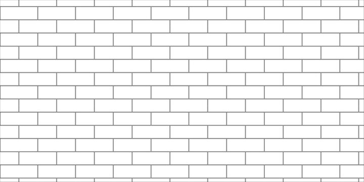 Pavement slab road seamless mosaic stone concrete wall surface tiles. subway vector block rock white brick wall texture background.