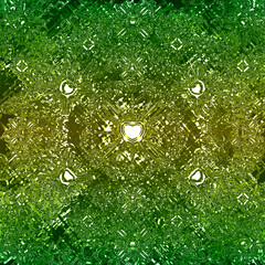 water drops on green screen background