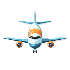 Detailed Aircraft Vector Illustration on White