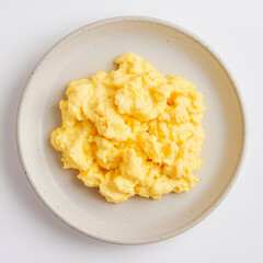  Creamy Scrambled Eggs with Fresh Dill Garnish
신선한 딜을 곁들인 부드러운 스크램블 에그
