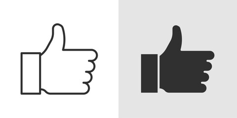 Obraz premium Like Icon representing approval, appreciation, and positive feedback.