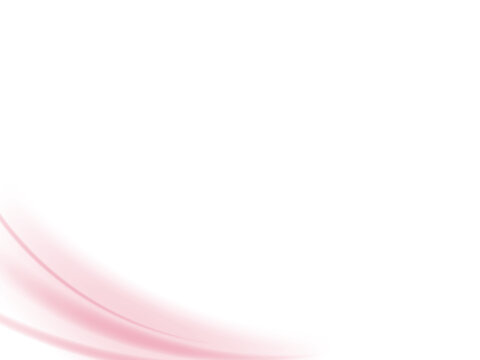 左下からの柔らかなウェーブ背景のイラスト（ピンク）