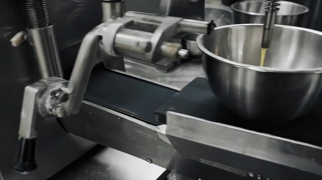 Explore the intricate workings of a state-of-the-art food processing machine in this video. Witness how automation and precision come together to enhance productivity in culinary applications. (194 ch