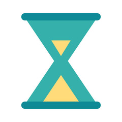 대기 아이콘. 병원 플랫 아이콘