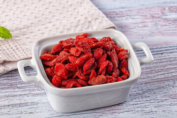 Dry Goji berries sntioxidant pile