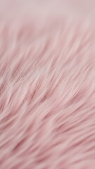 Fototapeta premium Soft Pink Fluffy Fur Texture Background Close-Up for Luxury Design