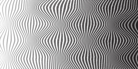 Black Abstract Background with Halftone Linear Gradient Vector Texture Wave Dots Pop Art Style. Dot Structure with Subtle Texture as Design Element. Halftone Contrast Graphic Minimalist Art Wallpaper.