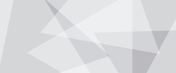 Obraz premium Soft gray wide abstract banner. Vector illustration. White and grey 3d modern abstract background with polygonal texture. vector illustration background.