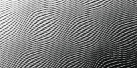 Black Abstract Background with Halftone Linear Gradient Vector Texture Wave Dots Pop Art Style. Dot Structure with Subtle Texture as Design Element. Halftone Contrast Graphic Minimalist Art Wallpaper.