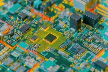 Modern Computer Science Education Digital Literacy and Innovation with Plasma Blue Neon Violet Circuitry for Tech Marketing