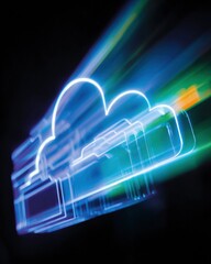 Premium AI Cloud Security Modern Data Migration and Intelligent Network Solutions for Tech Marketing Content