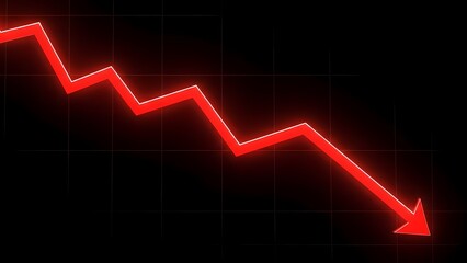 market crash, financial loss, economic downturn, bearish trend, stock decline, business risk, negative growth, statistics decline.