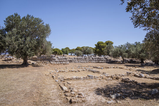 Temple of Poseidon/Poseidon Sanctuary/Ancient Kalaureia, Poros, Greek Islands