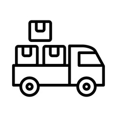 Truck box icon