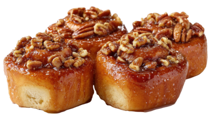 A delicious homemade muffin with raisins isolated on a white background, featuring a fresh and tasty brown pastry texture perfect for a sweet bakery breakfast snack or dessert