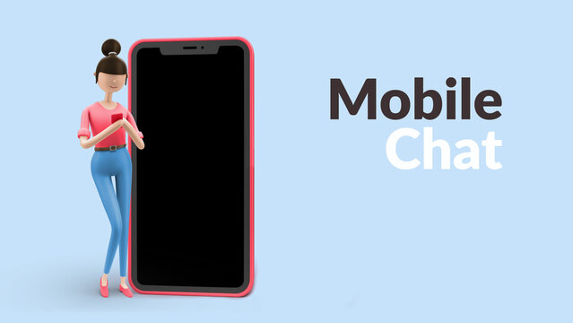 Explainer Girl Chatting