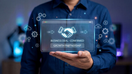Digital Confirmation of Business Deal and Growth Partnership