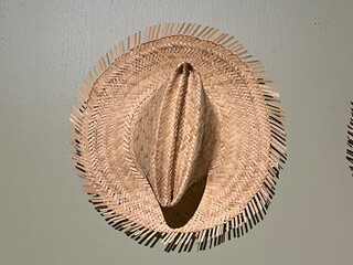 The beautiful of Bamboo woven hat
