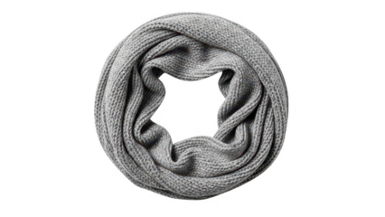 gray infinity scarf png chunky knit png winter scarf png loop scarf png transparent background image