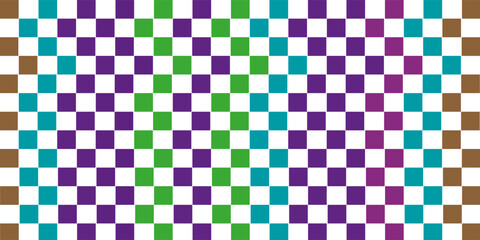 Fototapeta premium colorful random square pattern vector design