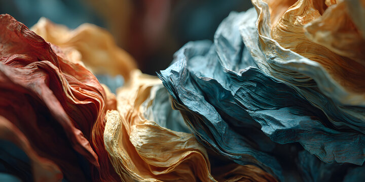 Evolving crumpled paper ball used for brainstorming sessions, creative process and idea development - Powered by Adobe