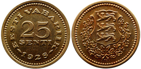 Estonia 25 Sent 1928