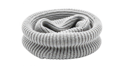 snood scarf png gray scarf png knitted scarf png winter neck accessory png transparent background image