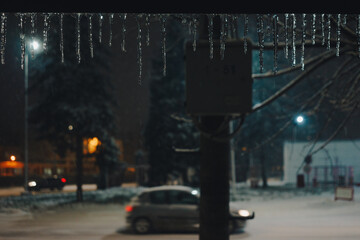 Ice under the canopy