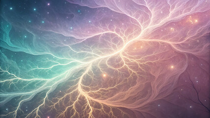 Celestial Veins Gradient Background
