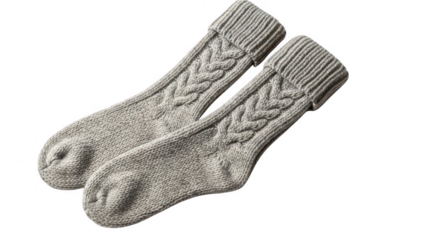 wool socks png gray socks png cable knit socks png warm socks png transparent background image